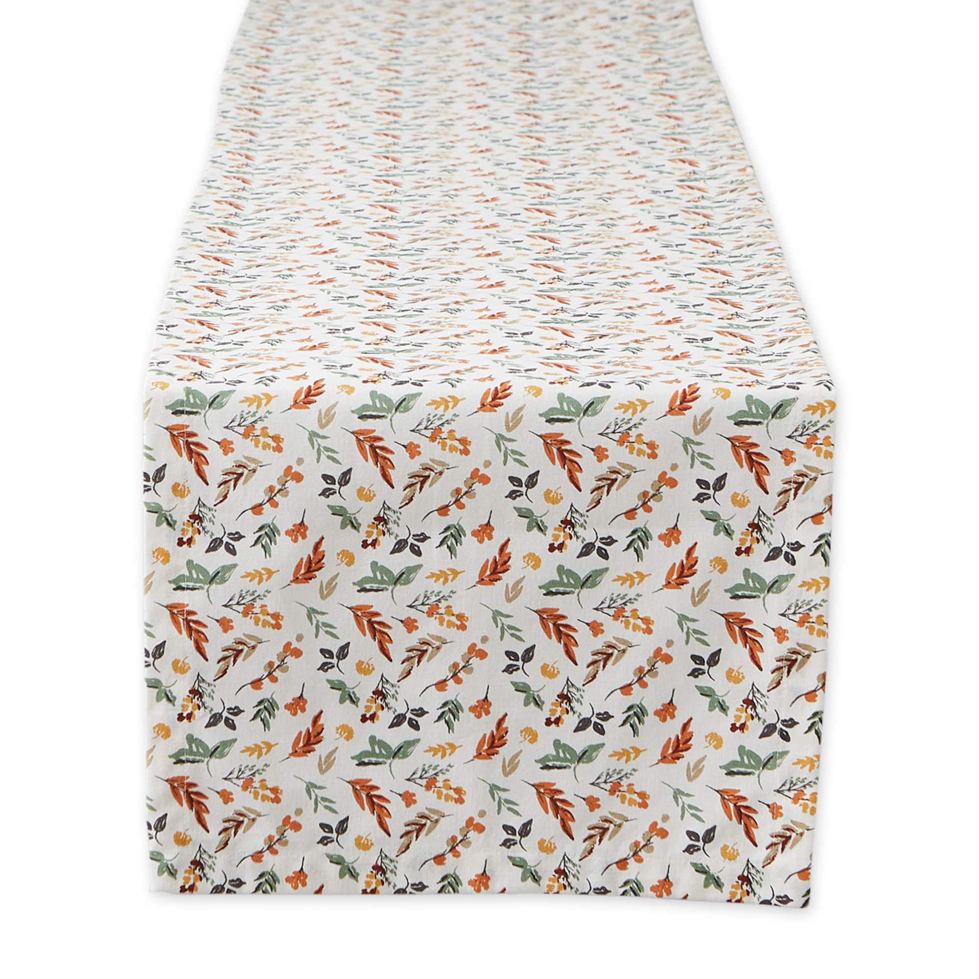 DII® 72" Crisp Leaves Printed Table Runner